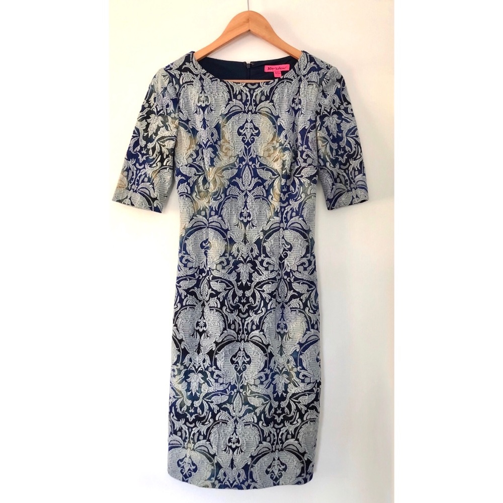 Betsey Johnson Jaquard Knit Shift Dress